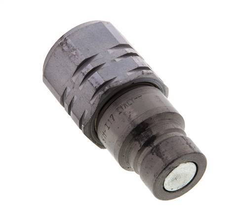 Stalen DN 12.5 Vlakdichtende Koppeling Insteeknippel G 3/4 inch Binnendraad ISO 16028 D 24.5mm