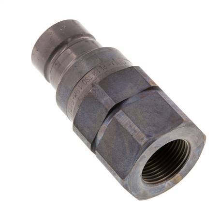 Stalen DN 19 Vlakdichtende Koppeling Insteeknippel G 3/4 inch Binnendraad ISO 16028 D 30mm