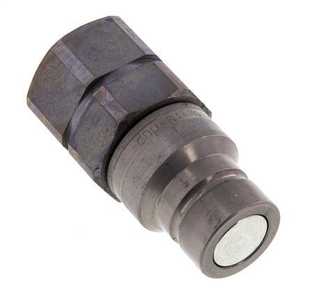 Stalen DN 19 Vlakdichtende Koppeling Insteeknippel G 3/4 inch Binnendraad ISO 16028 D 30mm