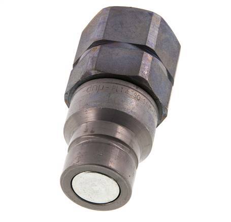 Stalen DN 19 Vlakdichtende Koppeling Insteeknippel G 3/4 inch Binnendraad ISO 16028 D 30mm