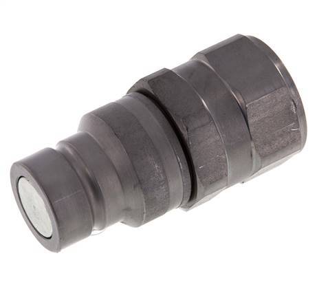 Stalen DN 19 Vlakdichtende Koppeling Insteeknippel G 1 inch Binnendraad ISO 16028 D 30mm