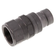 Stalen DN 19 Vlakdichtende Koppeling Insteeknippel G 1 inch Binnendraad ISO 16028 D 30mm