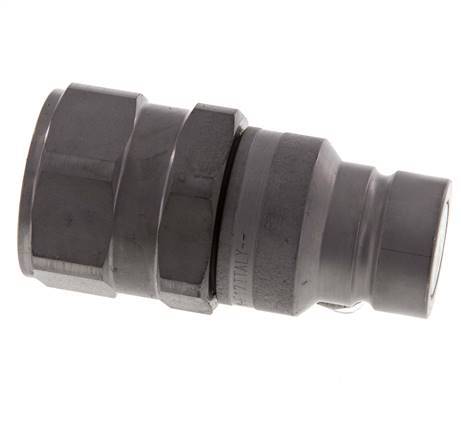 Stalen DN 19 Vlakdichtende Koppeling Insteeknippel G 1 inch Binnendraad ISO 16028 D 30mm