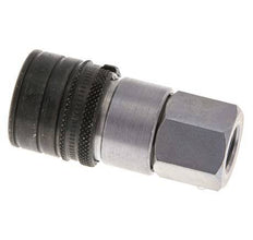 Stalen DN 6.3 Vlakdichtende Koppeling Snelkoppeling G 1/4 inch Binnendraad ISO 16028 CEJN D 16.2mm