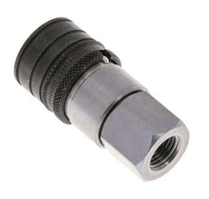 Stalen DN 6.3 Vlakdichtende Koppeling Snelkoppeling G 1/4 inch Binnendraad ISO 16028 CEJN D 16.2mm
