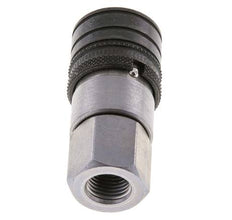 Stalen DN 6.3 Vlakdichtende Koppeling Snelkoppeling G 1/4 inch Binnendraad ISO 16028 CEJN D 16.2mm