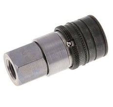 Stalen DN 6.3 Vlakdichtende Koppeling Snelkoppeling G 1/4 inch Binnendraad ISO 16028 CEJN D 16.2mm