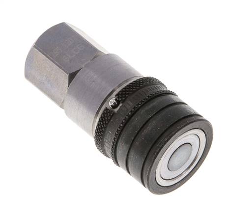 Stalen DN 6.3 Vlakdichtende Koppeling Snelkoppeling G 1/4 inch Binnendraad ISO 16028 CEJN D 16.2mm