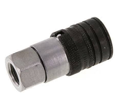 Stalen DN 10 Vlakdichtende Koppeling Snelkoppeling G 3/8 inch Binnendraad ISO 16028 CEJN D 19.7mm