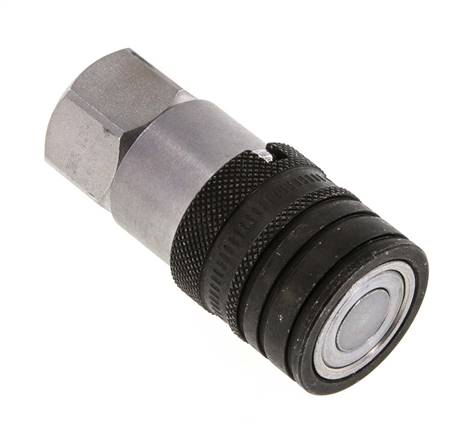 Stalen DN 10 Vlakdichtende Koppeling Snelkoppeling G 3/8 inch Binnendraad ISO 16028 CEJN D 19.7mm