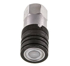 Stalen DN 10 Vlakdichtende Koppeling Snelkoppeling G 3/8 inch Binnendraad ISO 16028 CEJN D 19.7mm