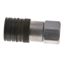 Stalen DN 10 Vlakdichtende Koppeling Snelkoppeling G 1/2 inch Binnendraad ISO 16028 CEJN D 19.7mm