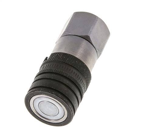 Stalen DN 10 Vlakdichtende Koppeling Snelkoppeling G 1/2 inch Binnendraad ISO 16028 CEJN D 19.7mm