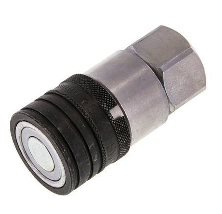 Stalen DN 12.5 Vlakdichtende Koppeling Snelkoppeling G 1/2 inch Binnendraad ISO 16028 CEJN D 24.5mm