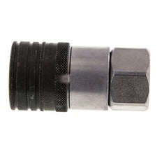 Stalen DN 12.5 Vlakdichtende Koppeling Snelkoppeling G 1/2 inch Binnendraad ISO 16028 CEJN D 24.5mm