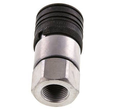 Stalen DN 12.5 Vlakdichtende Koppeling Snelkoppeling G 1/2 inch Binnendraad ISO 16028 CEJN D 24.5mm