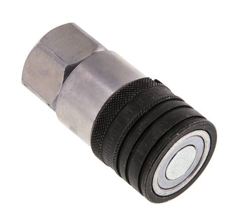 Stalen DN 12.5 Vlakdichtende Koppeling Snelkoppeling G 1/2 inch Binnendraad ISO 16028 CEJN D 24.5mm
