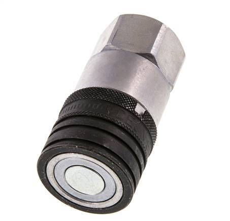 Stalen DN 12.5 Vlakdichtende Koppeling Snelkoppeling G 1/2 inch Binnendraad ISO 16028 CEJN D 24.5mm