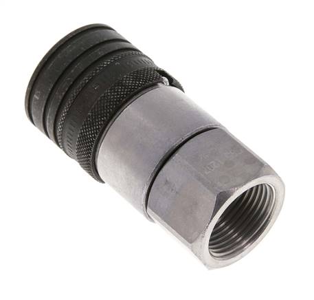 Stalen DN 12.5 Vlakdichtende Koppeling Snelkoppeling G 3/4 inch Binnendraad ISO 16028 CEJN D 24.5mm