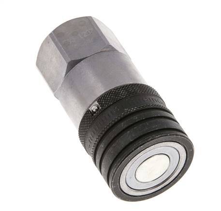 Stalen DN 12.5 Vlakdichtende Koppeling Snelkoppeling G 3/4 inch Binnendraad ISO 16028 CEJN D 24.5mm