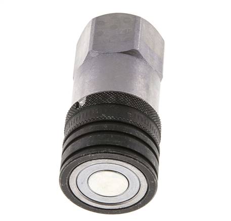 Stalen DN 12.5 Vlakdichtende Koppeling Snelkoppeling G 3/4 inch Binnendraad ISO 16028 CEJN D 24.5mm