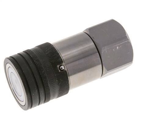 Stalen DN 19 Vlakdichtende Koppeling Snelkoppeling G 3/4 inch Binnendraad ISO 16028 CEJN D 30mm