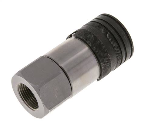 Stalen DN 19 Vlakdichtende Koppeling Snelkoppeling G 3/4 inch Binnendraad ISO 16028 CEJN D 30mm