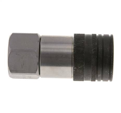 Stalen DN 19 Vlakdichtende Koppeling Snelkoppeling G 3/4 inch Binnendraad ISO 16028 CEJN D 30mm