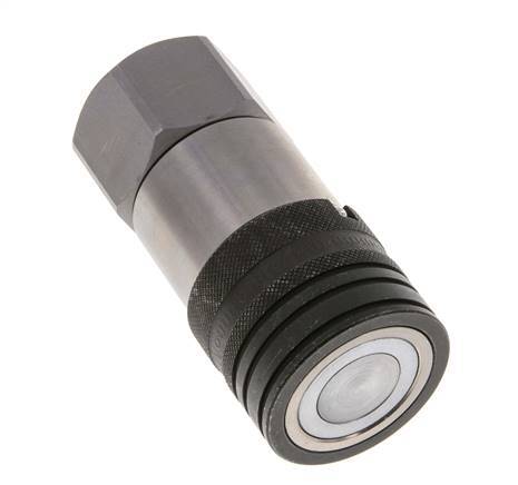 Stalen DN 19 Vlakdichtende Koppeling Snelkoppeling G 3/4 inch Binnendraad ISO 16028 CEJN D 30mm
