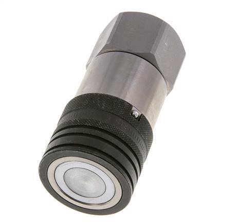 Stalen DN 19 Vlakdichtende Koppeling Snelkoppeling G 3/4 inch Binnendraad ISO 16028 CEJN D 30mm