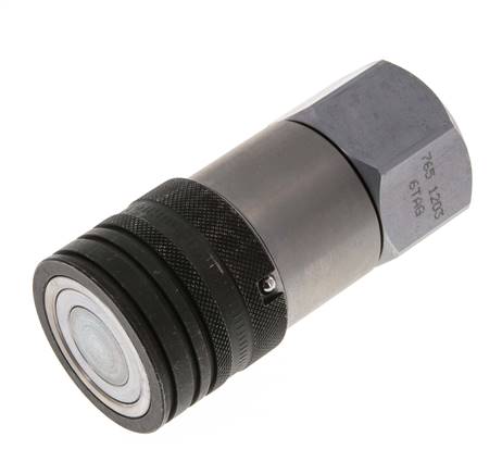 Stalen DN 19 Vlakdichtende Koppeling Snelkoppeling G 1 inch Binnendraad ISO 16028 CEJN D 30mm