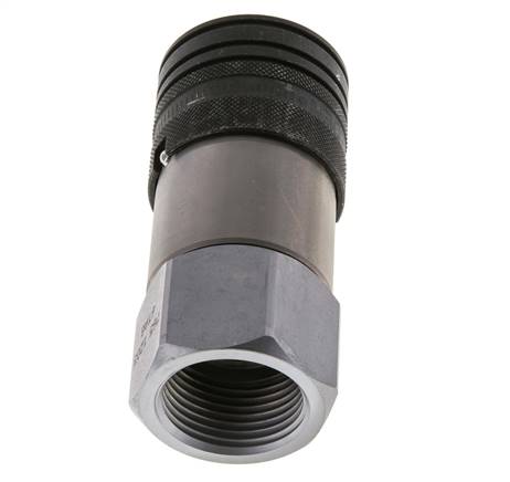 Stalen DN 19 Vlakdichtende Koppeling Snelkoppeling G 1 inch Binnendraad ISO 16028 CEJN D 30mm