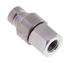 Stalen DN 6.3 Vlakdichtende Koppeling Insteeknippel G 1/4 inch Binnendraad ISO 16028 CEJN D 16.2mm