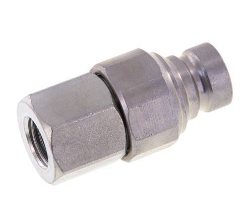 Stalen DN 6.3 Vlakdichtende Koppeling Insteeknippel G 1/4 inch Binnendraad ISO 16028 CEJN D 16.2mm