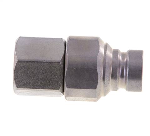 Stalen DN 6.3 Vlakdichtende Koppeling Insteeknippel G 1/4 inch Binnendraad ISO 16028 CEJN D 16.2mm