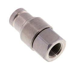 Stalen DN 10 Vlakdichtende Koppeling Insteeknippel G 3/8 inch Binnendraad ISO 16028 CEJN D 19.7mm