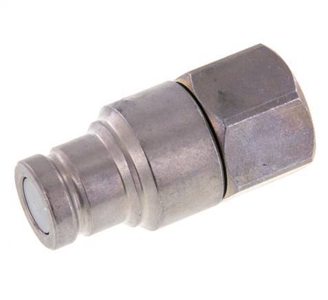 Stalen DN 10 Vlakdichtende Koppeling Insteeknippel G 1/2 inch Binnendraad ISO 16028 CEJN D 19.7mm