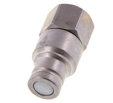 Stalen DN 10 Vlakdichtende Koppeling Insteeknippel G 1/2 inch Binnendraad ISO 16028 CEJN D 19.7mm