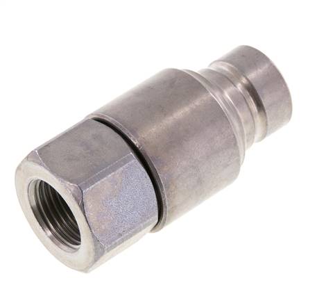 Stalen DN 12.5 Vlakdichtende Koppeling Insteeknippel G 1/2 inch Binnendraad ISO 16028 CEJN D 24.5mm