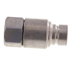 Stalen DN 12.5 Vlakdichtende Koppeling Insteeknippel G 1/2 inch Binnendraad ISO 16028 CEJN D 24.5mm