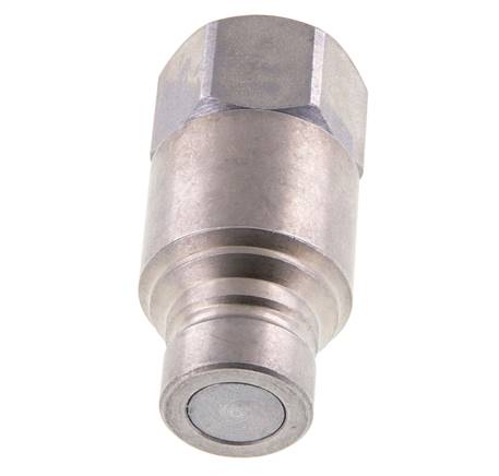 Stalen DN 12.5 Vlakdichtende Koppeling Insteeknippel G 1/2 inch Binnendraad ISO 16028 CEJN D 24.5mm