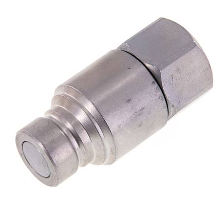 Stalen DN 12.5 Vlakdichtende Koppeling Insteeknippel G 3/4 inch Binnendraad ISO 16028 CEJN D 24.5mm