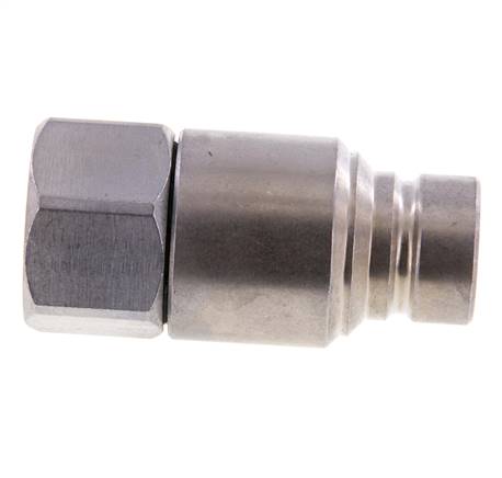 Stalen DN 12.5 Vlakdichtende Koppeling Insteeknippel G 3/4 inch Binnendraad ISO 16028 CEJN D 24.5mm
