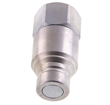 Stalen DN 12.5 Vlakdichtende Koppeling Insteeknippel G 3/4 inch Binnendraad ISO 16028 CEJN D 24.5mm