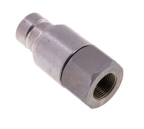 Stalen DN 19 Vlakdichtende Koppeling Insteeknippel G 3/4 inch Binnendraad ISO 16028 CEJN D 30mm