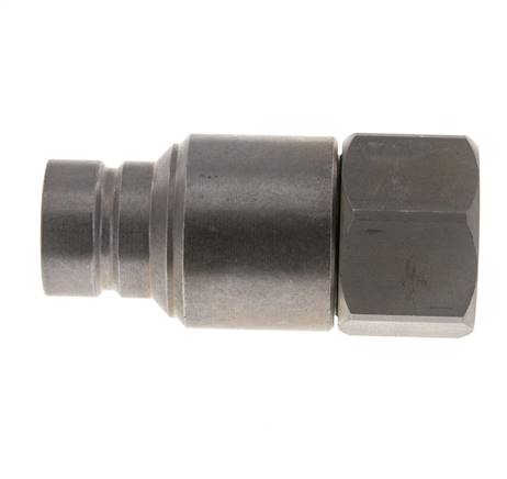 Stalen DN 19 Vlakdichtende Koppeling Insteeknippel G 1 inch Binnendraad ISO 16028 CEJN D 30mm