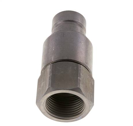 Stalen DN 19 Vlakdichtende Koppeling Insteeknippel G 1 inch Binnendraad ISO 16028 CEJN D 30mm
