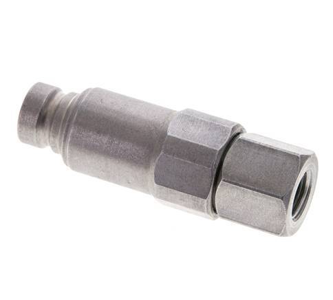 Stalen DN 6.3 Vlakdichtende Koppeling Insteeknippel G 1/4 inch Binnendraad ISO 16028 CEJN Drukontlasting D 16.2mm