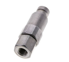 Stalen DN 6.3 Vlakdichtende Koppeling Insteeknippel G 1/4 inch Binnendraad ISO 16028 CEJN Drukontlasting D 16.2mm