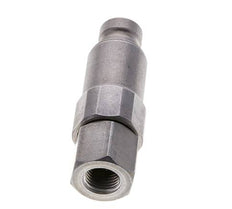 Stalen DN 6.3 Vlakdichtende Koppeling Insteeknippel G 1/4 inch Binnendraad ISO 16028 CEJN Drukontlasting D 16.2mm